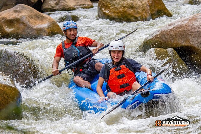 10KM Inflatable Kayaking and 3HR Trekking Adventure - Guides and gear: where confidence comes from