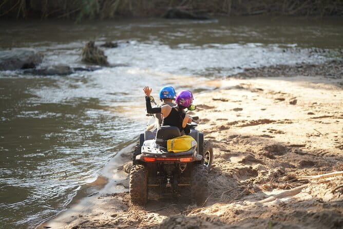 2-3 hrs. ATV Mae Wang Adventure, Feeding, Rafting &Waterfall Tour - The ride route: viewpoint, farms, and forest trails