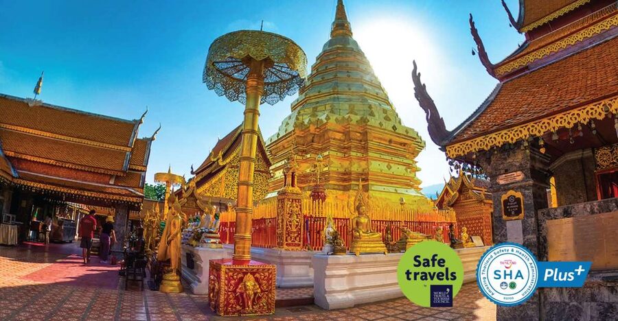 4-Hour Doi Suthep & Hmong Hill Tribe Village from Chiang Mai - Wat Phra That Doi Suthep: the 309-step pilgrimage and the payoff