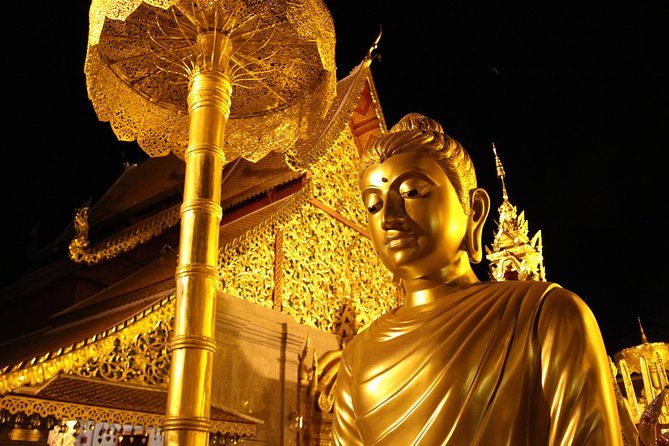 Best seller!! Amazing Night tour, Doi Suthep + Wat umong - Top Must visit! - Why Wat Umong and Doi Suthep at night makes sense