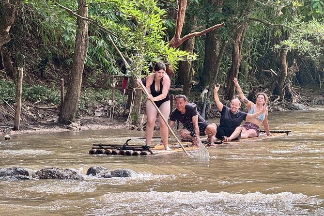 Chiang Mai 1 Day: Elephant Sanctuary, Waterfall & Bamboo Rafting - Mae Saphok Waterfall lunch and bamboo rafting down river
