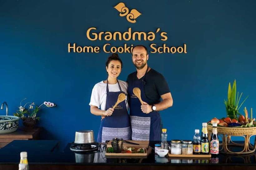 Chiang Mai: Authentic Cooking Class with Market & Farm Visit - The open-air kitchen flow: curry paste mortar work, Khao Soi, and step-by-step guidance