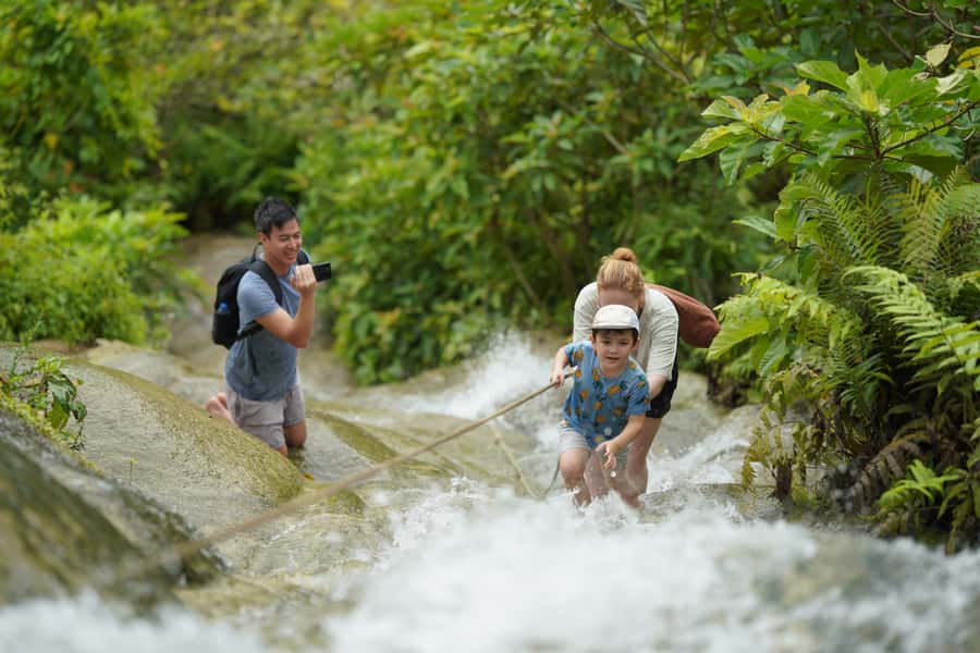 Chiang Mai: Bua Thong Sticky Waterfall & Huge Cave & Buffet - Bua Tong Cave: legend, temple stop, and the effort check