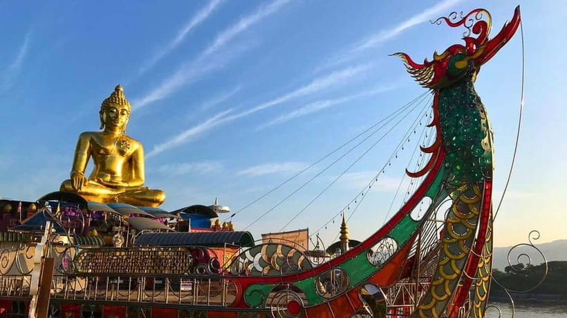 Chiang Mai: Chiang Rai Temples, Golden Triangle & Boat Tour - Mekong River long-tail boat ride: the pace change you need