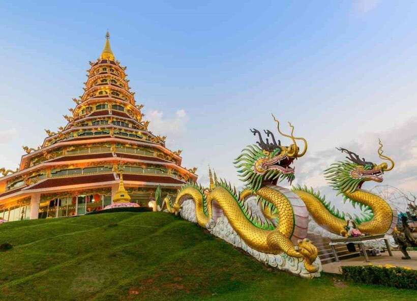 Chiang Mai: Chiang Rai Temples, Karen Tribe and Hot Springs - Wat Rong Khun, the White Temple: purity meets modern surprises