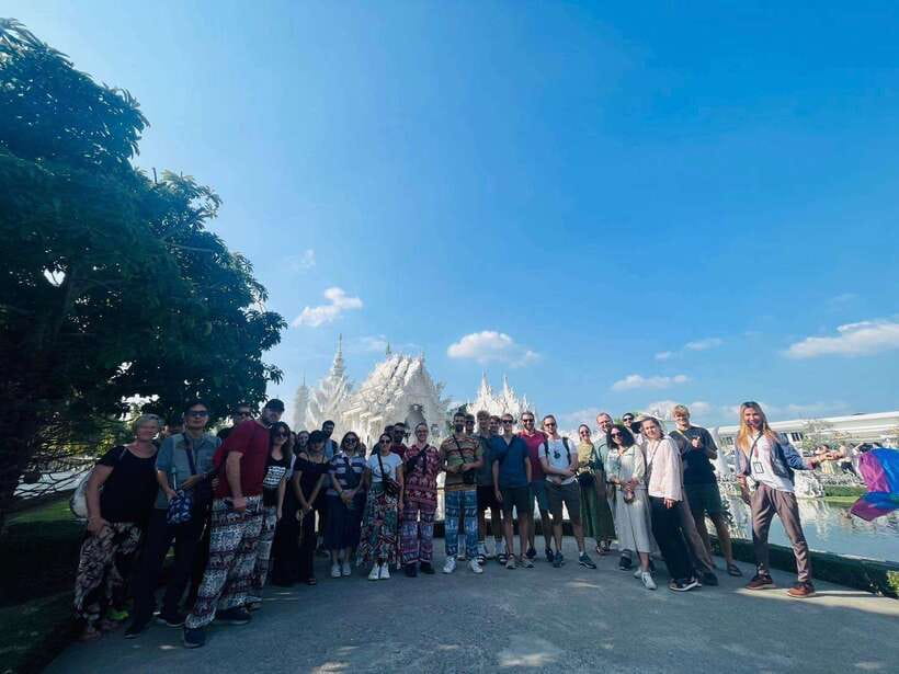 Chiang Mai> Chiang Rai Temples(White/Red/Blue) Day Tour - Wat Rong Khun White Temple, Modern Buddhist Meaning in White