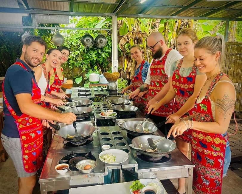 Chiang Mai: Cooking Class, Market & Thai Herbs Garden Tour - In the Kitchen: Building Curry Paste From Scratch