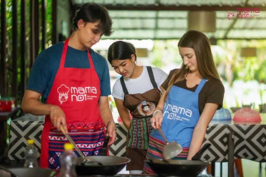Chiang Mai: Cooking Class with Organic Farm at Mama Noi - Mama Noi Organic Garden: Fresh Ingredients and Pet Tortoise Breaks