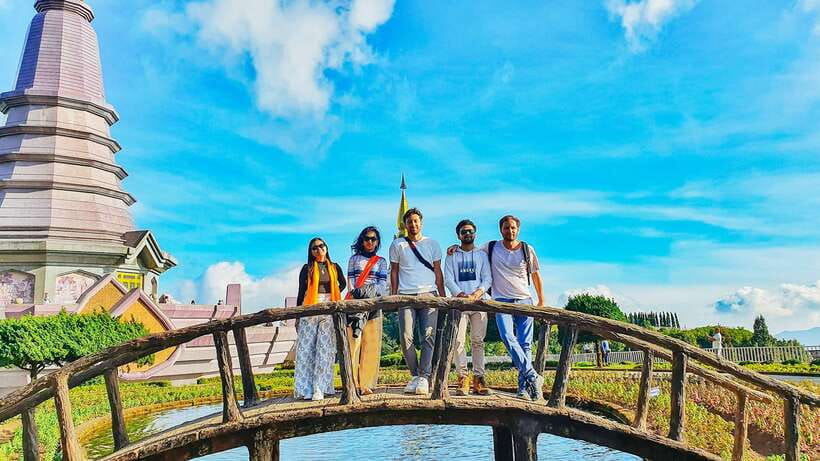 Chiang Mai: Doi Inthanon National Park Eco-Friendly Tour - Twin Pagodas area: big views tied to Thai royal memory