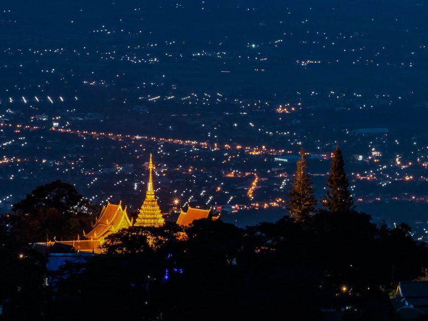 Chiang Mai: Doi Suthep and Wat Umong Enchanting Evening Tour - Low-impact travel: glass bottled water and carbon offsetting