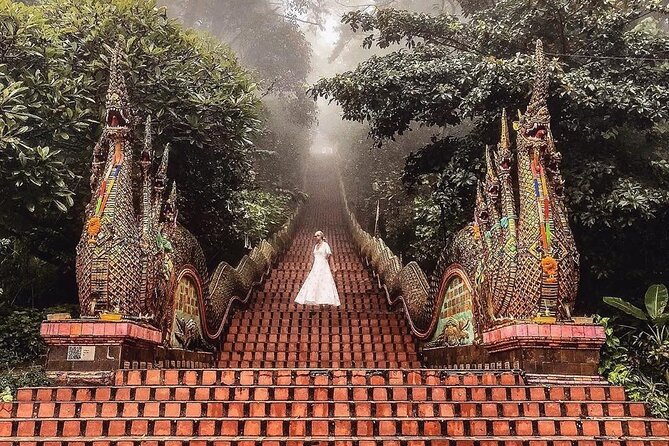 Chiang Mai Doi Suthep Temple and Sticky Waterfall Tour (Private & All-Inclusive) - Wat Phra That Doi Suthep: blessing, wrist tying, and the hilltop payoff