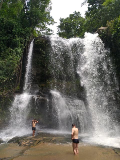 Chiang Mai: Elephant Sanctuary & Jungle Trek w/ Waterfall - Jungle trek to the waterfall: a short hike with a big payoff