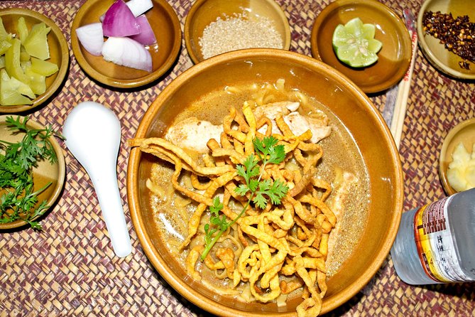 Chiang Mai Farm Life & Khao Soy Tasting on a Half-Day Boat Tour - Khao soi at the farm: the meal that justifies the stop