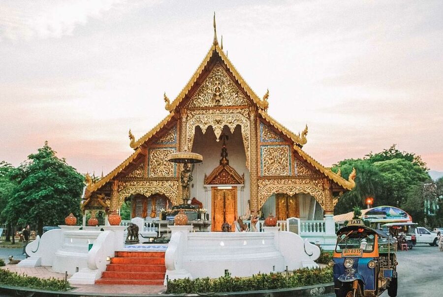 Chiang Mai: Private Tuk Tuk Tour of City Temples With Pickup - Wat Phra Singh, Gold Temple Gardens and Northern Thai Design