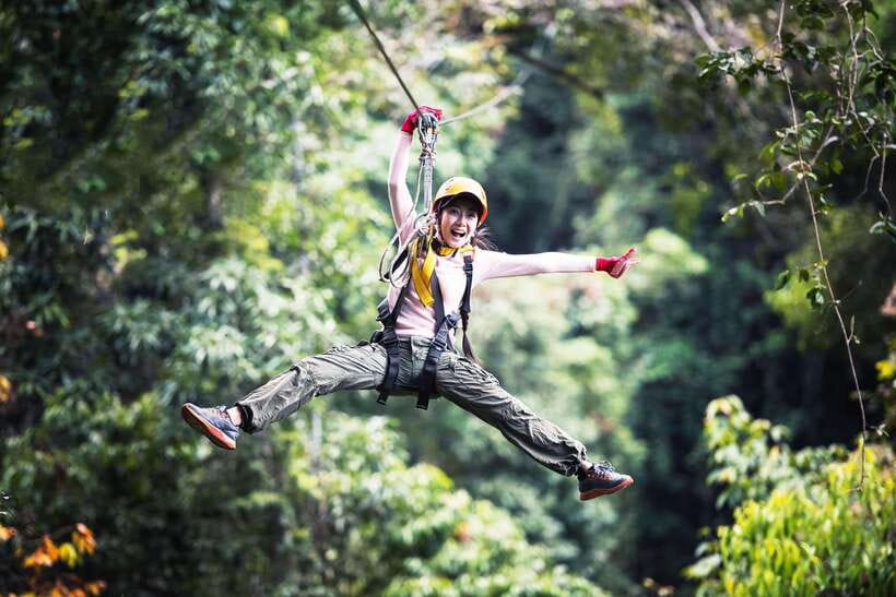 Chiang Mai: Sky Hawk Zipline Adventure With Optional ATV - The zipline course: 34 lines, dual-cable stations, and real mountain views