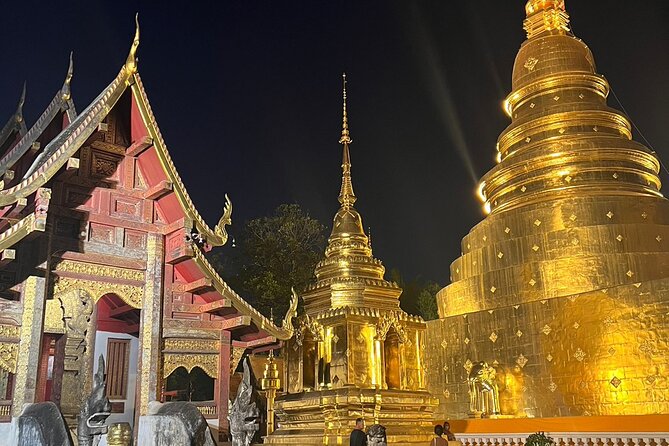 Chiang Mai Temples and Market Tuk-Tuk Evening Night Tour - Wat Phan Tao: Old Walls, Late 1300s Roots, Free and Close By