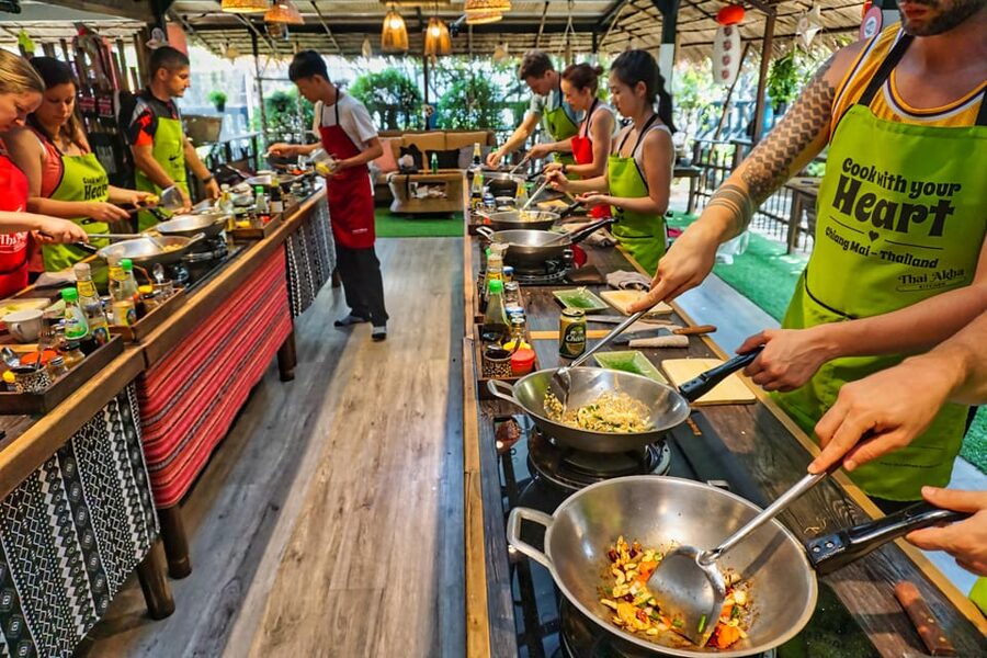 Chiang Mai: Traditional Thai-Akha Cooking Class& Market Tour - What you take home: recipe pack, cookbook, and spices