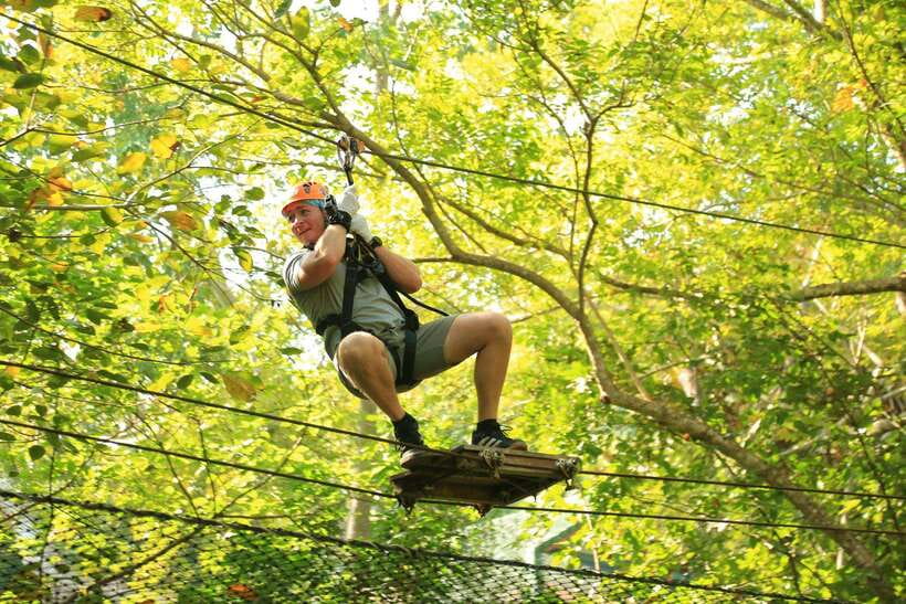 Chiang Mai: Zipline & High Rope Park with Lunch & Transfer - High Rope Course Options: 20, 25, or the Full 45 Obstacles