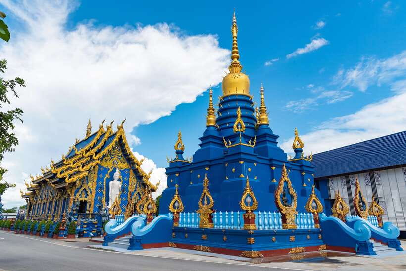 Chiang Rai Tour: White & Blue & Big Buddha (Red)Temples - The Blue Temple, Where Color and Buddhism Share the Same Page