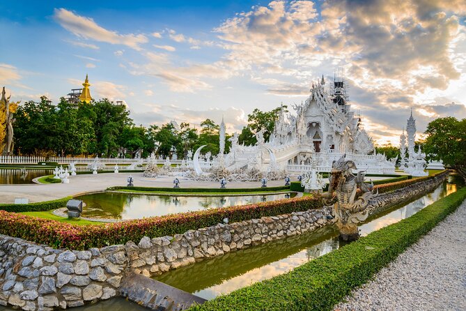 Chiang Rai Wonders: White, Blue & Red Temples and Hot Spring - Wat Rong Seur Ten (Blue Temple): Free, Color-Heavy, and Calmer