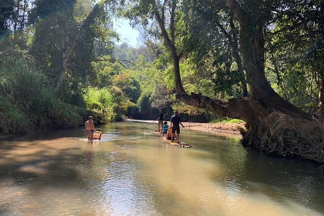 Elephant Sightings , Bamboo Rafting Through The Jungle, Swimming In a Waterfall - Why lunch and bottled water change the whole feel of the day