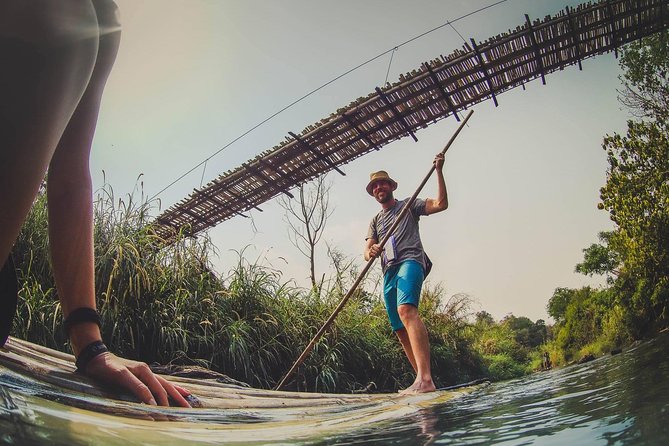 Elephant Sightings , Bamboo Rafting Through The Jungle, Swimming In a Waterfall - Bamboo rafting through the jungle, with captain training (not just passenger mode)