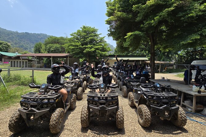 Explore All Day – Private Van & English-Speaking Guide/Driver - Adventure day energy: ATV, rafting, zipline, and bamboo rafting