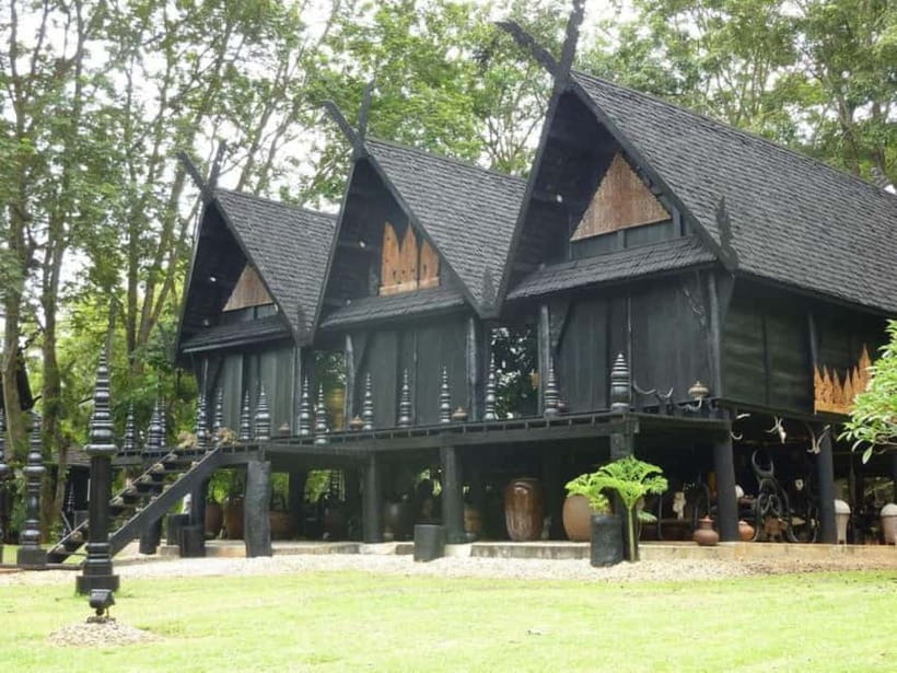From Chiang Mai : 3 Temples & Golden Triangle with Lunch - The Black House museum, odd art park instead of a classic temple