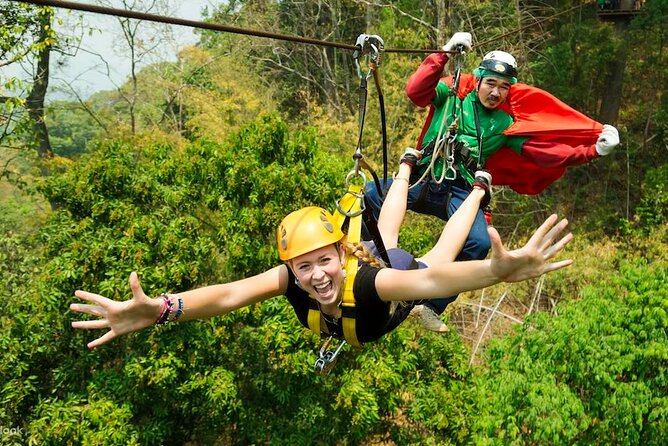 Full Day Chiang Mai Zipline Adventure, Rafting, ATV-ing, and Sticky Waterfall - Tang River White-Water Rafting for 45 Minutes