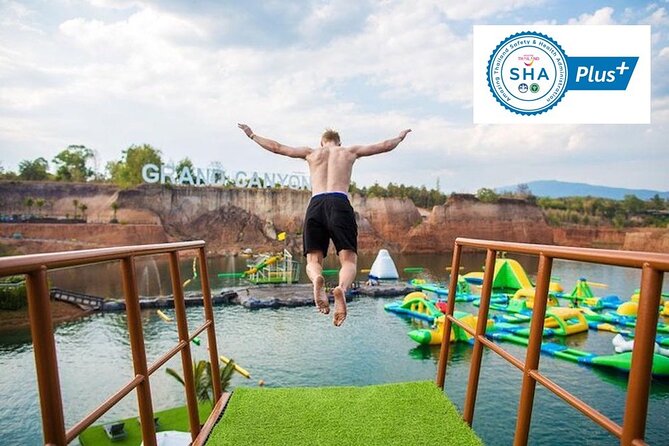 Grand Canyon Water Park Entry Pass - The fixed highlight: your one included 1,300-foot zipline