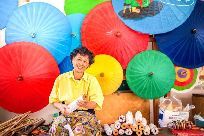 Half Day Traditional Handicraft Craftsmanship Tour from Chiang Mai - Bo Sang Umbrella Village: From Saa-Paper to Finished Parasols