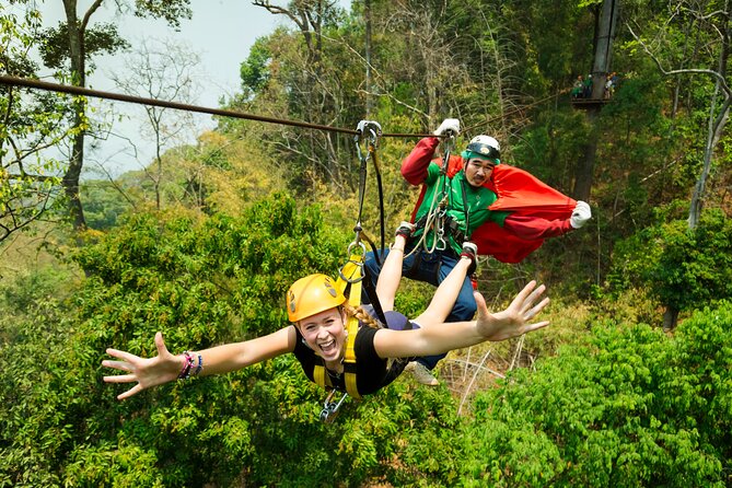 Jungle Flight Zipline Roller Coaster - The Longest Line, the One You Will Remember