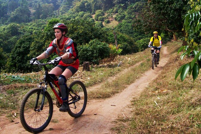 No.1 Chiang Mai: Epic Doi Suthep Downhill MTB Adventure - The long main descent to Huay Tueng Thao: jungle, plantation edges, and short climbs
