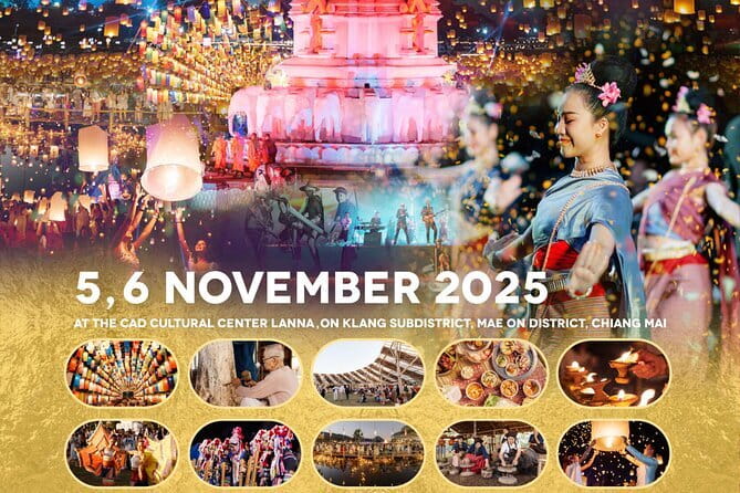 Official Ticket: 2026 Chiang Mai CAD Yi Peng Sky Lantern Festival - From Chiang Mai International Exhibition to the meeting flow