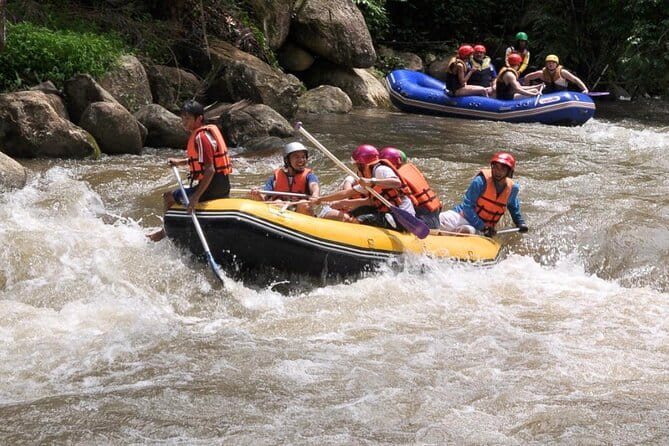 One Day Sticky Waterfall, White Water Rafting,Elephants Sanctuary - Price and value: what $95 buys for a packed schedule