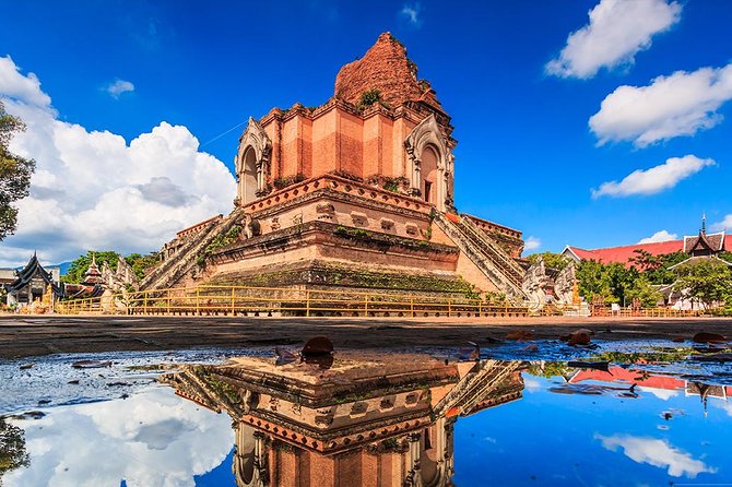 Private Chiang Mai City Tour including Wat Doi Suthep, Wat Suan Dok (SHA Plus) - Entering Wat Phra That Doi Suthep, with the 306-step climb