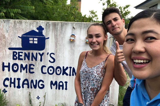 Private Dinner Cooking Class with Benny in Chiang Mai - Benny’s home cooking setting: organic vegetables and a rice paddy next door