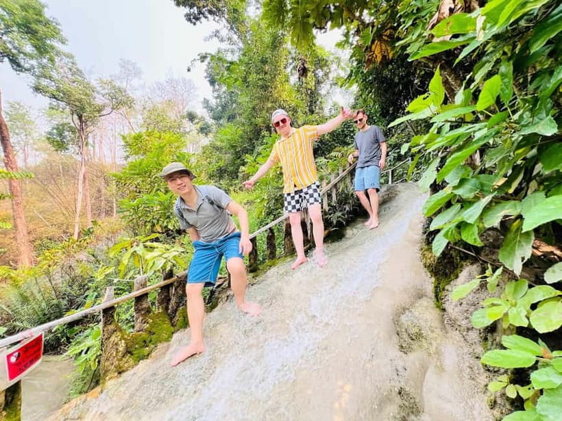 Private : Sticky Waterfall & Secret Temple & Karen Village. - Private tour value: $64 for a guided day with transport and tickets