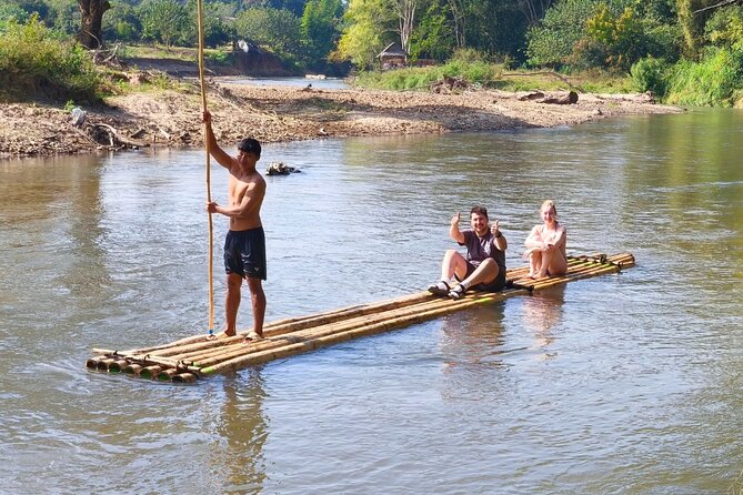 Secret Waterfall and Bamboo Rafting from Chiang Mai - Getting to the Falls, Tea Snacks, and Time to Swim