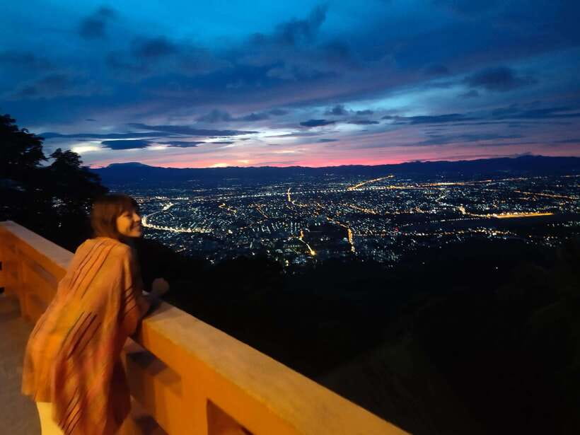 Spiritual Sunrise Wat Doi Suthep, Pha Lat, Alms & Meditation - Chanting and Basic Meditation With Monks, Respectfully