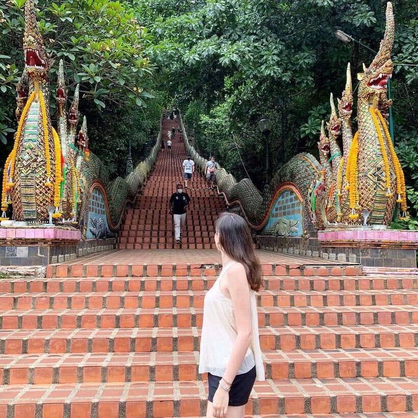 Spiritual Sunrise Wat Doi Suthep, Pha Lat, Alms & Meditation - Alms Giving in the Thai Way, Plus the Blessing Moment