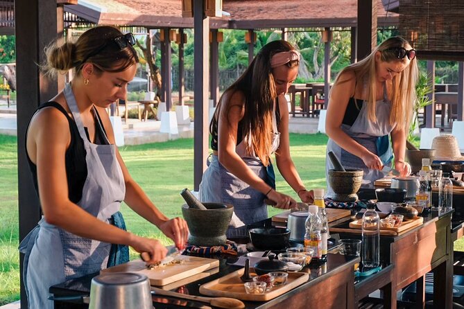 Sunset Thai Cooking with Grandma - Farm & Evening Feast - Your own cooking station: how you make five Thai dishes