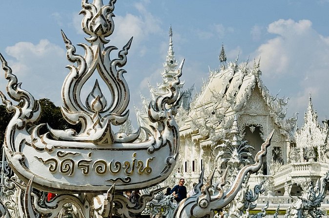 Visit Chiang Rai Temples and Lalitta Cafe from Chiang Mai - Wat Rong Suea Ten: Blue Temple Color and Golden Details